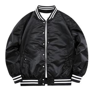 Chaqueta Universitaria de Lona Personalizada de Alta Calidad, Nueva Chaqueta Unisex Cortavientos de Color Sólido y Estilo Moderno en Oferta - Product Image 2