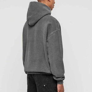 Nuevo mejor diseño de alta calidad para hombres sudaderas con capucha transpirable 100% algodón secado rápido lavado ácido estilo bordado OEM mantenido - Product Image 3