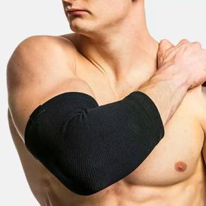 Manchons de coude de compression élastiques réglables en néoprène avec logo personnalisé pour les séances d'entraînement de gymnastique sportive et la protection des genouillères - Product Image 2