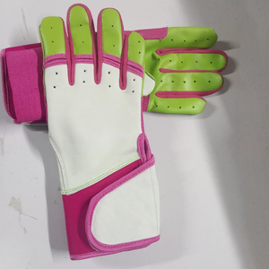 Professional Customized Leather Baseball Batting <b>Gloves</b> Lightweight Breathable Full Finger Non-Slip Best Selling - Product Image 5