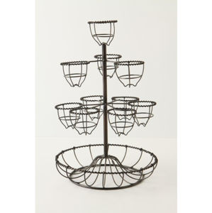 Porta Huevos Metálico Vintage de Alta Calidad Personalizable con Diseño Multifuncional Sostenible para Exhibición en la Encimera de la Cocina - Product Image 4