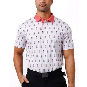 Streetwear d'été pour hommes décontracté Golf pour chemise Jersey manches courtes respirant séchage rapide Plus Design personnalisé Sublimation nouveau - Product Image 1