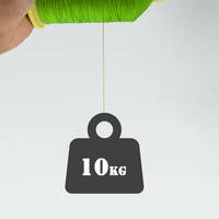 Fil à coudre coloré en nylon 100% écologique, à faible rétrécissement, résistant à l'abrasion, pour broderie, crochet et usage sur canapé