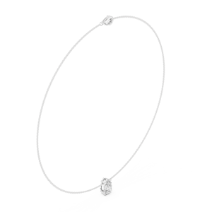 S925 plata esterlina bambú para mujer Luz de lujo nicho Calcedonia colgante de gama alta luz collar de lujo - Product Image 4