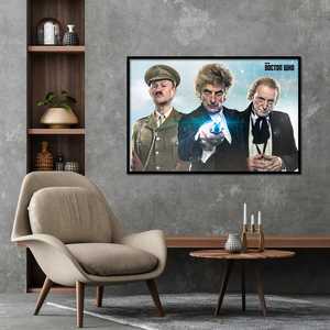 Affiche murale sur toile 'Twice Upon a Time' au style moderne pour les fans de Doctor Who - Product Image 2
