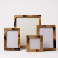 Marco de fotos de cuerno Natural auténtico, pantalla de imagen rústica, álbum de madera impreso troquelado hecho a mano, accesorios de decoración del hogar - Product Image 6