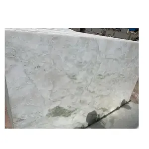 优质白色玛瑙大理石板天然石材用作户外吧台装饰已为全球客户做好准备