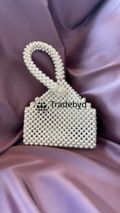 Pochette perle chic pour mariages, fêtes et cadeaux Sac de soirée design élégant pour femme Tradebyd - Product Image 5