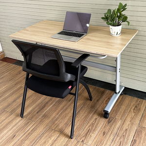 School Folding <b>Table</b> with Plywood Top and Chairs (Set of 4)-CB68179 - Product Image 4
