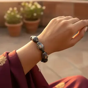 Bijoux en argent perlé plaqué or 18 carats avec accents de diamants, perles d'espacement de 4 mm et 6 mm et fermoirs à crochets pour la création de bijoux DIY - Product Image 3