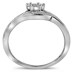 แหวนหมั้นเพชรแบบวงคู่ประดับฮิปฮอปทำจากเงิน925ของขวัญวันเกิดวันครบรอบวันแต่งงานชุดปาร์ตี้ - Product Image 5