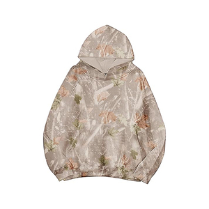 Sweat à capuche unisexe surdimensionné vintage pour hommes et femmes, 100 % coton biologique, polaire, coupe-vent, respirant, impression numérique - Product Image 1