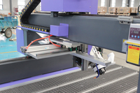 Machine de fraisage CNC industrielle à 4 axes avec changeur d'outils automatique (ATC), moteur de broche 9KW, commande Syntec, pour la découpe du bois, de l'acrylique, du MDF et du PVC