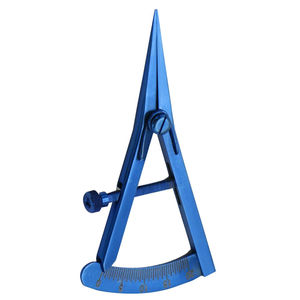 Calibrador Castroviejo profesional Instrumentos de medición rectos Calibrador de laboratorio de acero inoxidable recubierto de color azul - Product Image 4