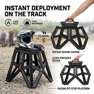 Sgabello Pieghevole Portatile JFG per <span class=keywords><strong>Moto</strong></span>, Supporto Leggero in PP per Riparazione e Manutenzione di Bici Elettriche, Capacità 100kg - Product Image 6