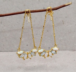 <b>Earrings</b> for Women <b>Opal</b> Gemstone <b>Earrings</b> 925 Solid Sterling Silver Girls <b>Opal</b> Stone Girls Dangle <b>Earrings</b> Silver Jewelry - Product Image 4