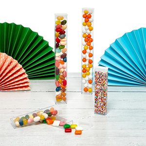 <b>Clear</b> Rectangular Food <b>Containers</b> with Lids (Caps Sold Separately) for Commercial Use - Product Image 1