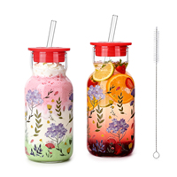 Tasses à café de voyage modernes en verre borosilicate de haute qualité JIANMEI, design de marque OEM ODM, 500ml/700ml, sans BPA, étanches, compatibles lave-vaisselle