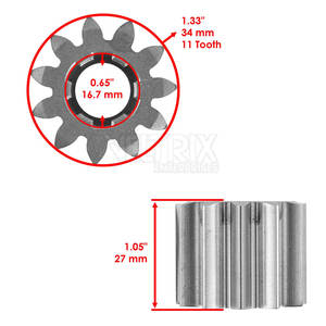 Pièces de tracteur Massey Ferguson Petit engrenage OEM n° 734850M1 & 734850 Petit engrenage OEM n° 734850M1 & 734850 - Product Image 6