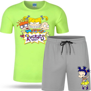 ชุดสูทลำลองของผู้ชายชุดวิ่งจ๊อกกิ้งเสื้อยืดสองชิ้นชุดกางเกงขาสั้นแขนสั้น2025ฤดูร้อนใหม่ - Product Image 3