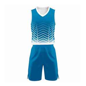 Conjunto de Uniformes de Baloncesto de Poliéster con Sublimación Personalizada, Ideal para Equipos Escolares y de Club - Product Image 1