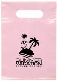 Quantité minimale de commande bas délai de livraison rapide sac PE avec poignée découpée en plastique avec logo personnalisé pour la vente en gros avec un prix compétitif shoppi en plastique découpé à l'emporte-pièce - Product Image 2