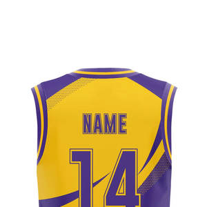 Maillot de basket-ball pour hommes fabriqué en usine OEM/ODM/Maillot de basket-ball 100% en polyester de conception unique - Product Image 5