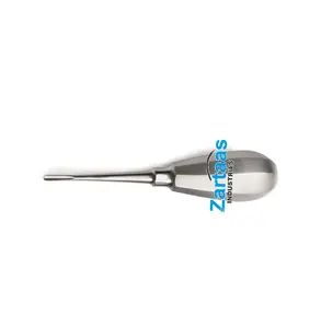 Hochwertig Edelstahl nicht steril Chirurgie Zahnchirurgie Verwendung Bein Wurzel Aufzüge gerader Rand 3,5 mm fig 2