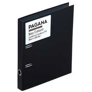 สมุดบันทึกปกแข็งสีดำขนาด A4 รุ่น PAGNA Basic Colours - Product Image 2
