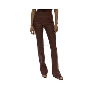 Leggings fins à taille haute pour femmes, 100% lin, écologiques, imperméables, légers, extensibles, collection automne-hiver 2024 - Product Image 2