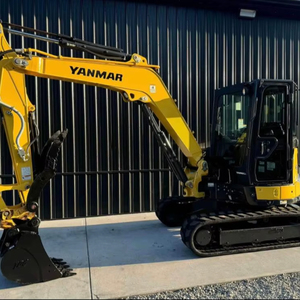 LIVRAISON GRATUITE Mini-excavatrice YANMAR ViO55-6A 47,6 CV Climatisation/Chauffage/Radio intégrés Godet 12, 24, 32 pouces Homologué EPA CE Pouce hydraulique PLC - Product Image 2