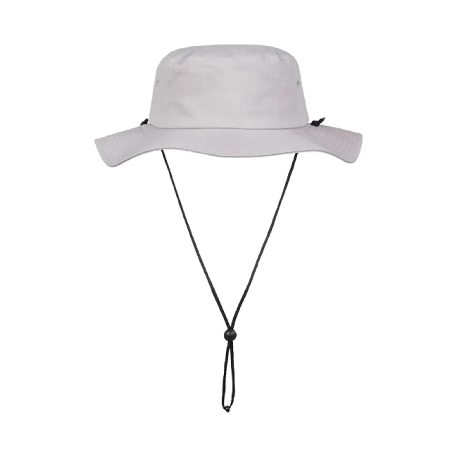 Sombrero liso grande de calidad plegable barato, sombreros de cubo personalizados de algodón con cuerda