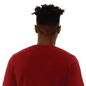 Camiseta de jersey con cuello en V unisex-Cardinal, 100% algodón Airlume, 4,2 oz - Product Image 6