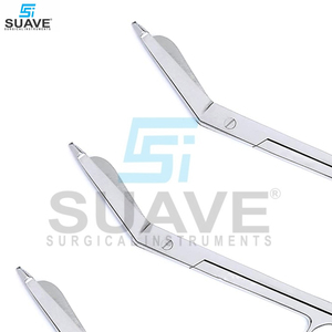 Ciseaux orthopédiques incurvés et droits de pansement chirurgical d'acier inoxydable de pansement par des INSTRUMENTS SURGICAUX de SUAVE - Product Image 6