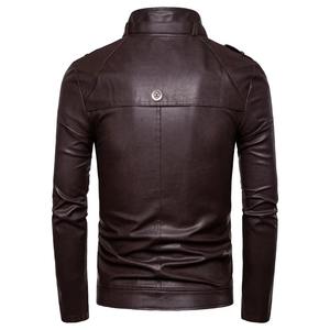 Hecho a mano 506X Hombres estilo americano primera capa chaqueta de cuero de vaca Casual Vintage piel otoño lona tela no tejida invierno - Product Image 3
