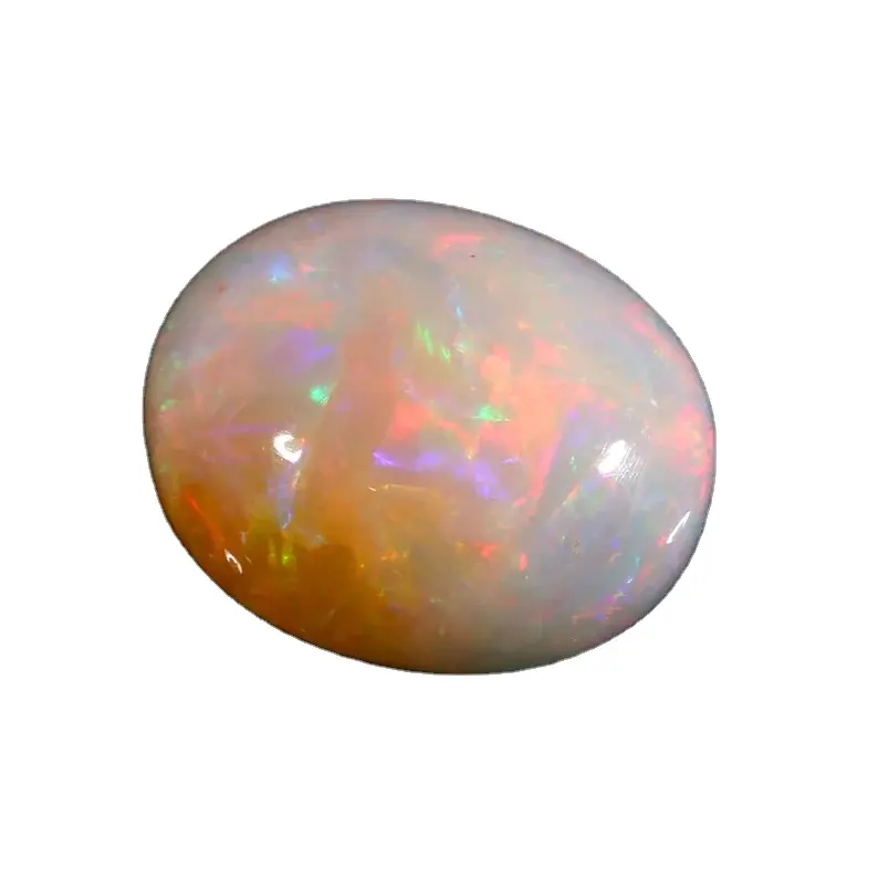 100% Natural ethiopian welo opal cabochon calibrated precious stones AAA+ grade round shape loose stone