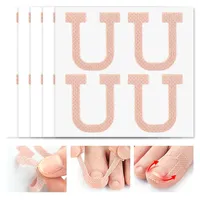 Melenlt Patch correcteur d'ongle en forme de U-Outil de lissage élastique pour ongles incarnés et soins des ongles