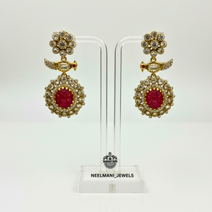 Joyería Coleccionable Cultural con Diseño MANGAL SUTRA de Pájaro de Rubí en Plata 925 - Product Image 2