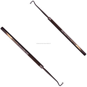 Instrumento Quirúrgico Oftálmico Jameson Muscle Hook con Punta Bulbosa Pequeña, Manual, de Acero Inoxidable, Kit Quirúrgico CE para Otorrinolaringología - Product Image 2