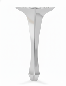 Patas de Nivelación para Mesa de Centro de Plástico Resistente Plateado Moderno de 28 cm, Fácil Instalación para Sala de Estar, Dormitorio, Comedor y Hogar - Product Image 1