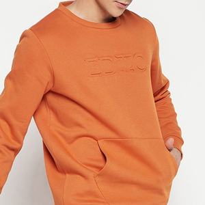 เสื้อสเวตเตอร์แบบกดความร้อนออกแบบได้เองโลโก้สำหรับฤดูหนาวแบบเรียบ - Product Image 4