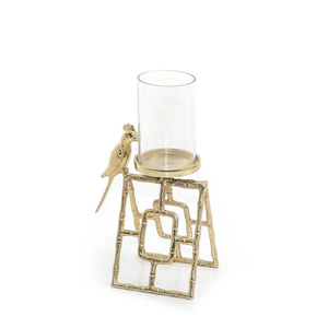 Sculptural Candle HolderVotive stand handcrafted metal candle stand for Elegant metal candle stand for Ramadan Kareem - Product Image 2