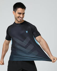 บริการขายส่ง OEM เสื้อยืดคอกลม แขนสั้น ผ้าโพลีเอสเตอร์ 100% ระบายอากาศ แห้งเร็ว คุณภาพสูง รับทำโลโก้ตามสั่ง สำหรับทุกเพศ - Product Image 2