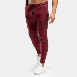 Venta caliente de los hombres Casual Fitness Jogging Pantalones Elástico Personalizado Joggers Pantalones de chándal para los deportes - Product Image 1