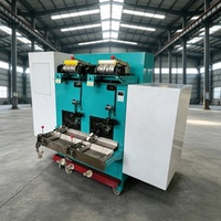 Unité de mise en taille de fil simple avec système de tension automatique du fil, machine intégrée de mise en taille, séchage et enroulement pour fils de lin non élastiques