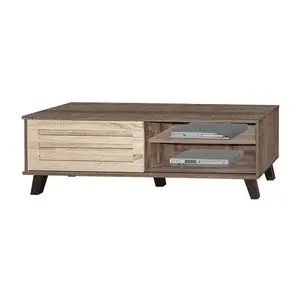 Standard qualificare TV Cabinet con porta scorrevole TV4605 Design contemporaneo