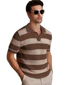 Nouvelle chemise décontractée pour homme, t-shirt de sport à manches courtes, haut personnalisé imprimé, polo tendance pour l'été - Product Image 1
