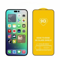 Protection d'écran en verre trempé ultra-fin, anti-rayures, anti-traces de doigts, qualité AAA, 9D, 9H, transparente à 99%, pour téléphone portable