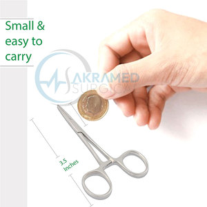 Hémostat chirurgical Premium Mosquito Hemostat Straight à prise de précision, performances fiables - Product Image 5