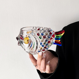 Verres à cocktail d'aquarium en borosilicate haut de gamme, uniques et personnalisés, verres à vin créatifs colorés en forme de coquillage de plage, verres à <span class=keywords><strong>martini</strong></span>, verres à cocktail - Product Image 4